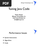 Tuning Java Code