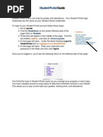 Student Portal Guide