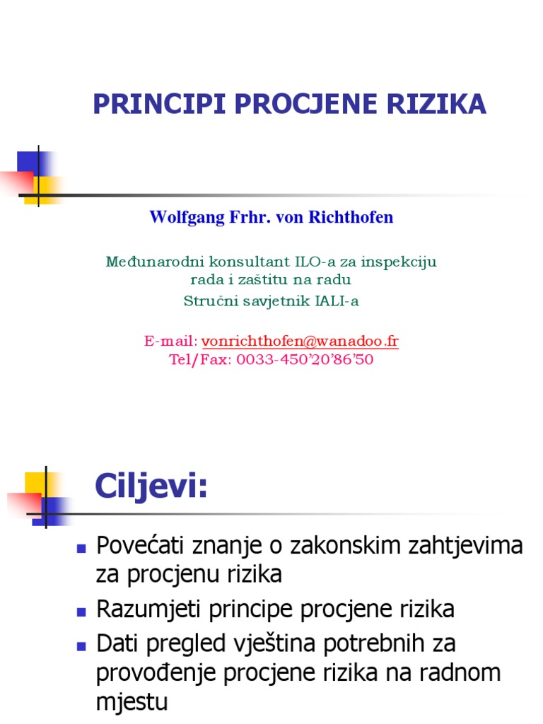 Procjena Rizika - Risk Assessment | PDF