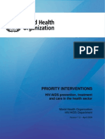 WHO HIV Priority Intervention