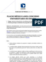 FLACSO México lanza concurso de ensayo sobre América Latina y los dilemas del siglo XXI