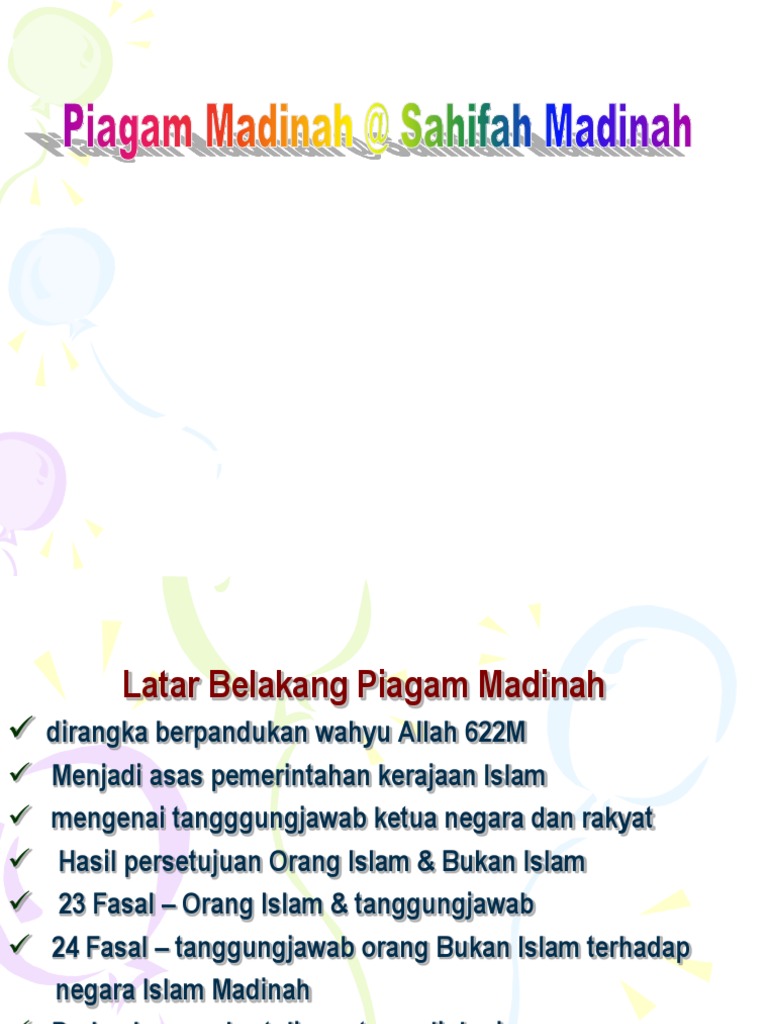Piagam Madinah