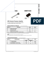 MMBT4400 2N4400: NPN General Purpose Amplifier