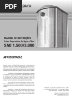 Manual Caixa Separadora Sao 1500 3000