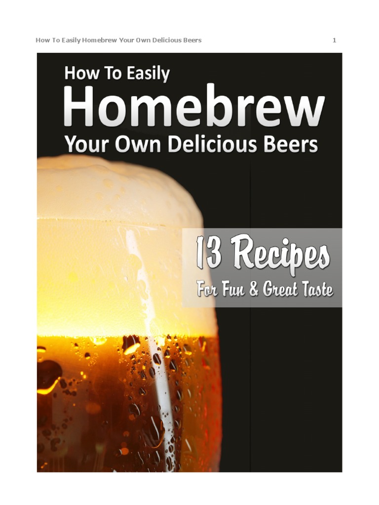 Home Brew Beer Guide Homebrewing Beer