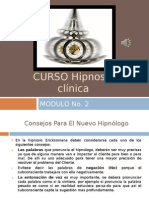 Hipnosis Clinica Modulo No. 2