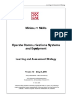 Comms Systems Learning and Assessment Strategy
