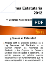 Reforma Estatutaria Consejo Nacional