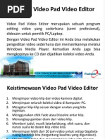 Download Tutorial Video Pad Video Editor by Balai Teknologi Pendidikan Sultra SN163863379 doc pdf