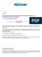 ASPECTOS FUNDAMENTALES DE LA SUPERVISIÓN PARA UNA CONSTRUCCIÓN CON CALIDAD - CivilGeeks