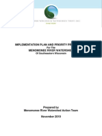 Implementation Plan and Priority Project List Menomonee River Watershed