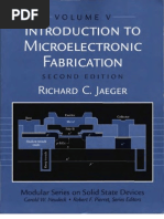 Introduction To Microelectronic Fabrication PDF