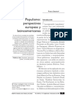 Franco Savarino - Populismo Perspectivas Eiropes y Latinoamericanas