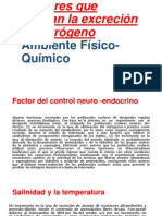 Factores Que Afectan La Excreción de Nitrógeno Mely