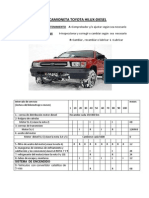 Proyecto de Camioneta Toyota Hilux