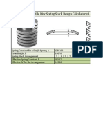 Belleville Disc Spring Stack Design Calculator