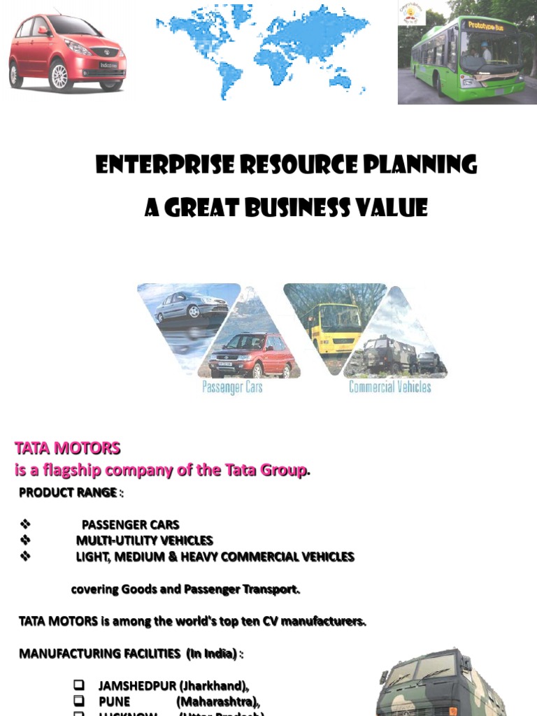 TATA Motors ERP for Vehicle Manufacturing | PDF | Business | Computers