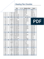 Whole Bible Reading Checklist-2012