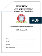 Dynamics Lab Manual PDF