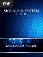 Signals and Systems Notes