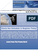 Fundamentals of Statistical Signal Processing by DR Steven Kay