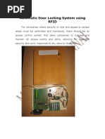 RFID PROJECT ABSTRACT-Automatic Door Locking System Using RFID