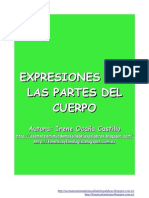 Expresiones Con Las Partes Del Cuerpo