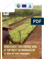 Reboisement Bois Energie Dans Le Sud Ouest de Madagascar - Le Bilan de Trois Campagnes (WWF - 2011)