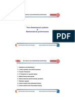 Two-Dimensional Systems & Mathematical Preliminaries