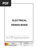 Switchyard Design Basis Report | Battery Charger | Electrical Substation