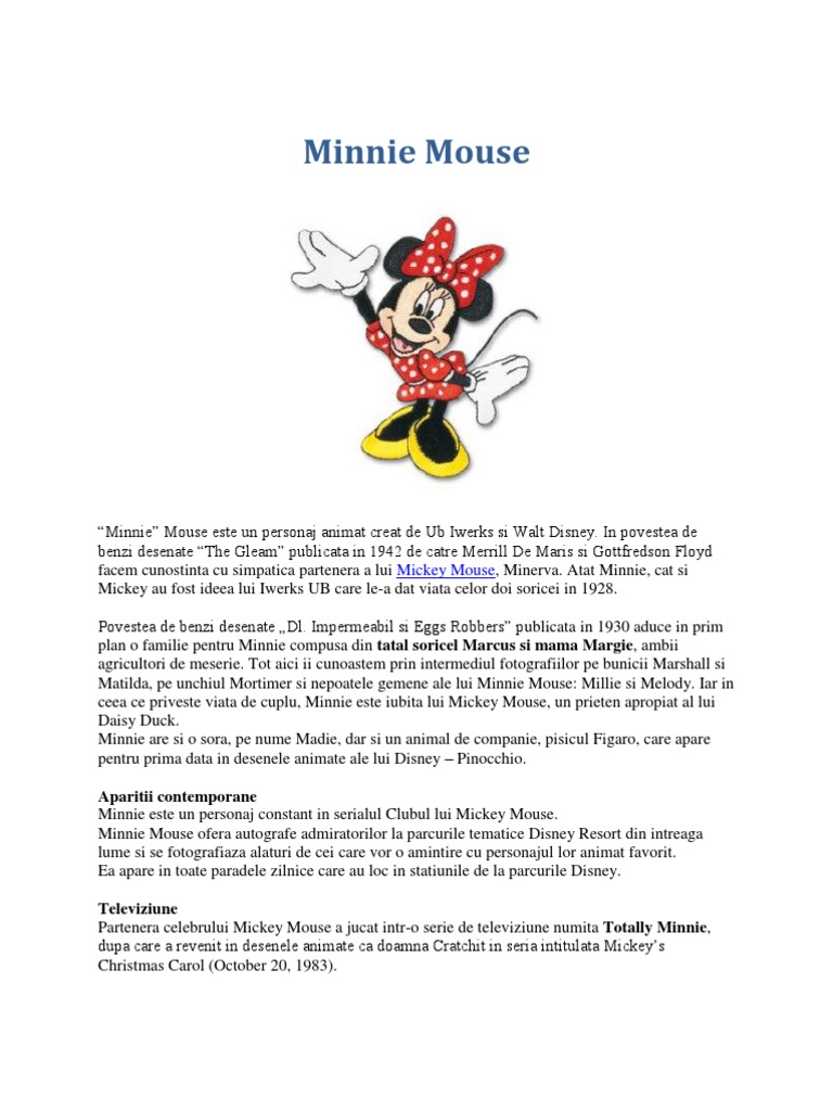 Minnie Mouse | PDF