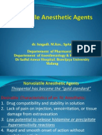 Nonvolatile Anesthetic Agents