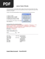 Java Case Study
