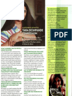 People Magazine Catches Up With Tara Deshpande