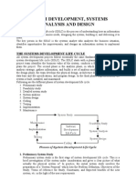 100800661 System Development System Analysis and Design