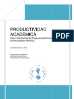 Paper Econometria - Productividad Académica