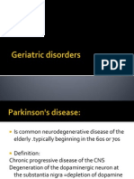 Geriatric Disorders