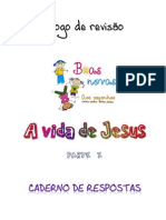 Caderno de Respostas - Vida de Jesus