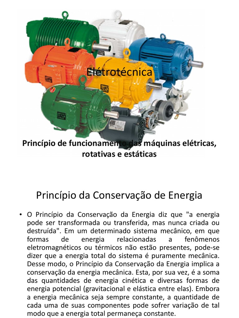 Principio de Funcionamento Das Maquinas Eletricas PDF, PDF, Transformador