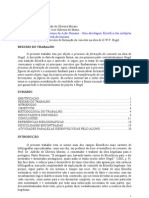 Relatorio Final o Processo de Formacao Do Conceito Na Obra de G.W.F Hegel