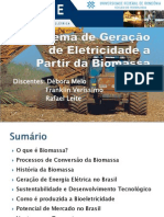 Geração de Energia Elétrica Através Da Biomassa