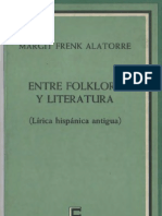 Margit Frenk - Entre Folklore y Literatura