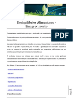 Desiquilíbrios Alimentares - Emagrecimento PDF