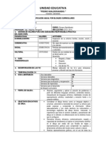 PLAN ANUAL DE DIBUJO TÉCNICO 1ro bACHILLERATO