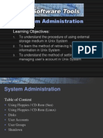 System Administration: Learning Objectives
