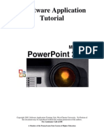 Software Application Tutorial: Powerpoint 2003