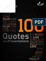 eBook 100 Quotes on Presentation