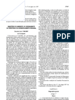 Decreto Lei 306_2007 novo 243_2001 ou 236_98 regime da qualidade da água consumo humano