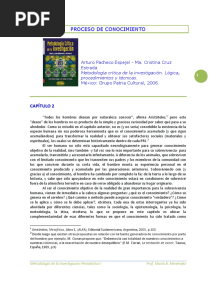 Proceso de Conocimiento