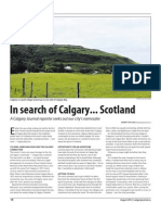 In search of Calgary...Scotland